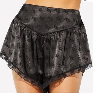 Yitty Satin Pretty Flowy Shorts